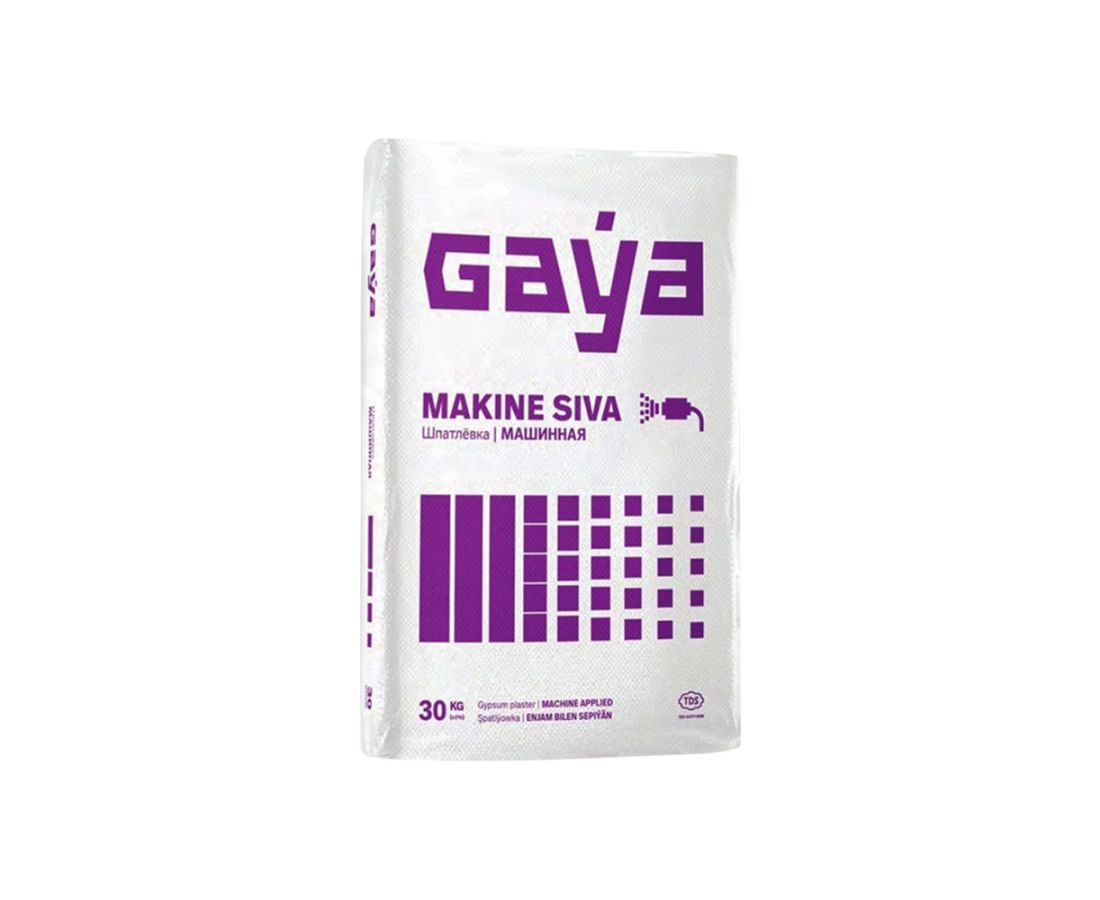 AK-GAYA ბათქაში მანქანური 30კგ — ფითხი და ბათქაში